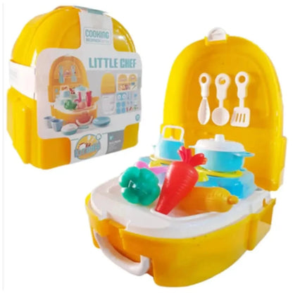 Little Chef Cooking Backpack – 22 Pieces