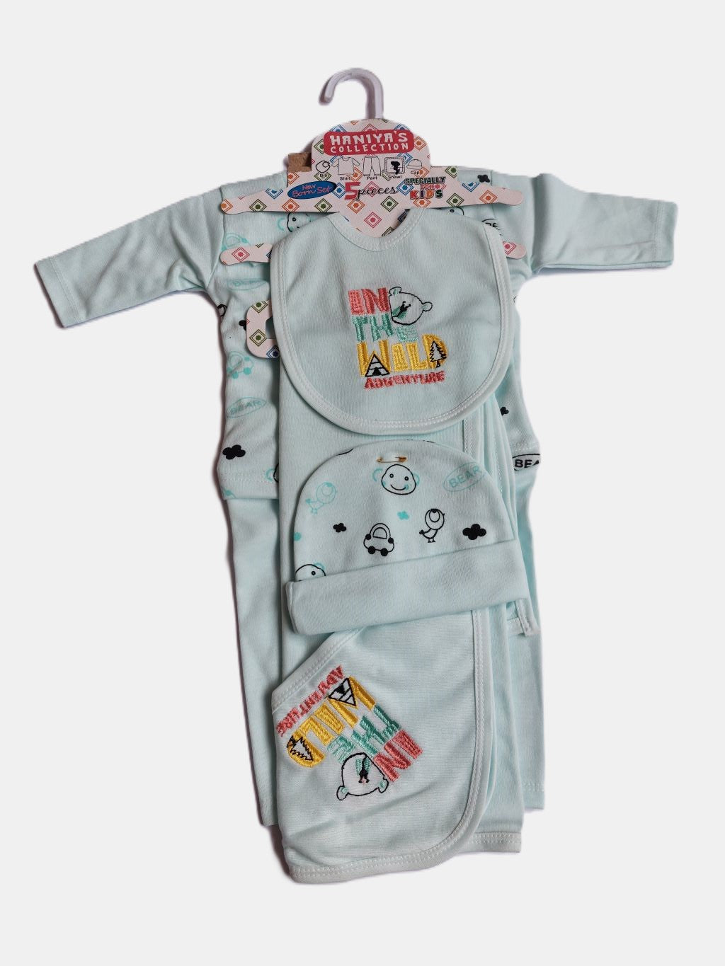 Adventure Newborn Starter Set – Full Sleeves – Round Neck