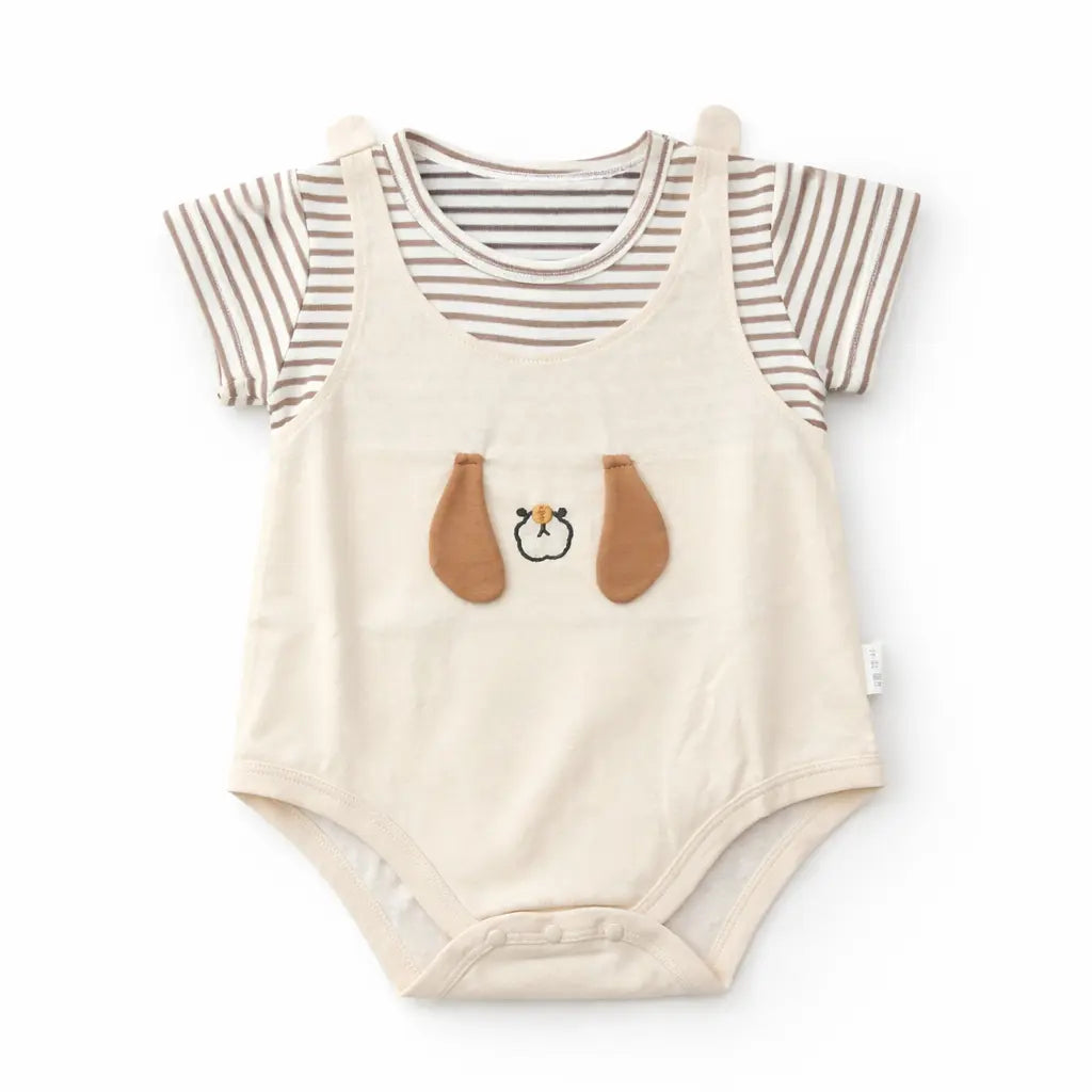 Baby Dog Print Romper Bodysuit Set Imported 6 to 24M full suit