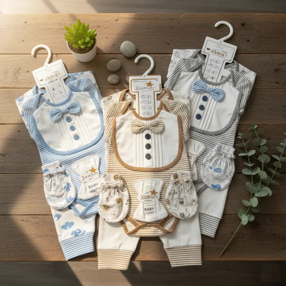 Baby Journey Bow Style Newborn Starter Set – 10Piece