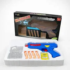 Blowgun Toy – Water Absorption Balls & Foam Bullets