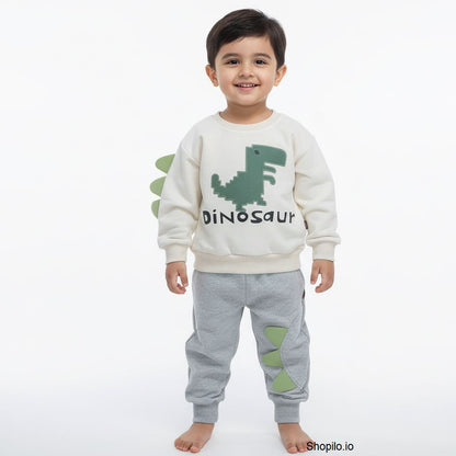 Imported Dinosaur Printed Winter Tracksuit 6M to 5Y