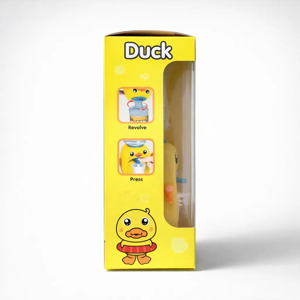 Duck Water Dispenser Toy for Kids Sound & Lights 3 Cups