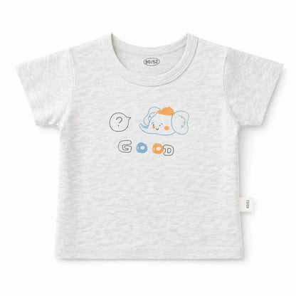 Elephant Print T Shirt and Dungaree 2 Piece Imported 1 to 4Y