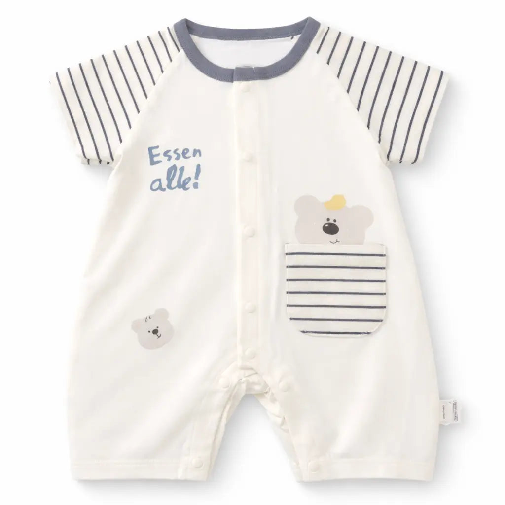 Essen Alle Cotton Romper Imported Pockets Bodysuit 0 to 18M