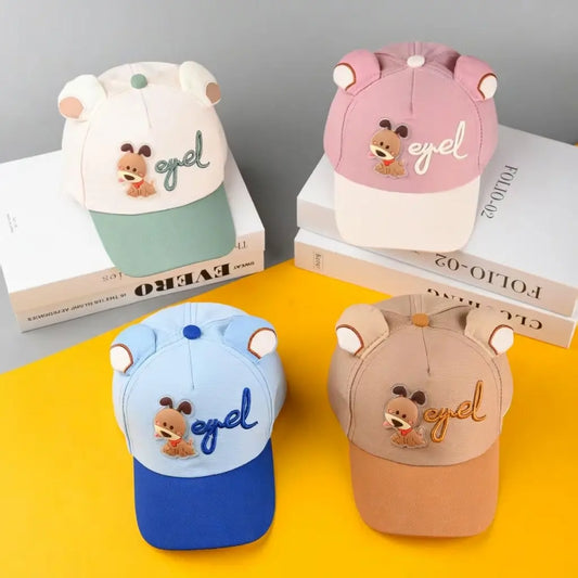 Eyel Adjustable Cap for Kids – Cartoon Bear Ear – Imported