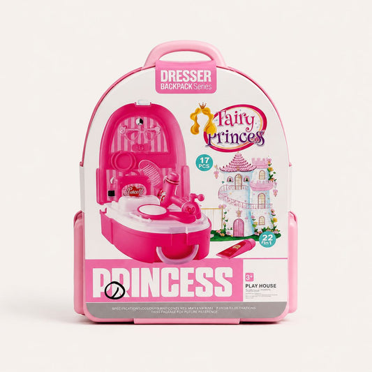 Fairy Princess Dresser Backpack 19 Pieces