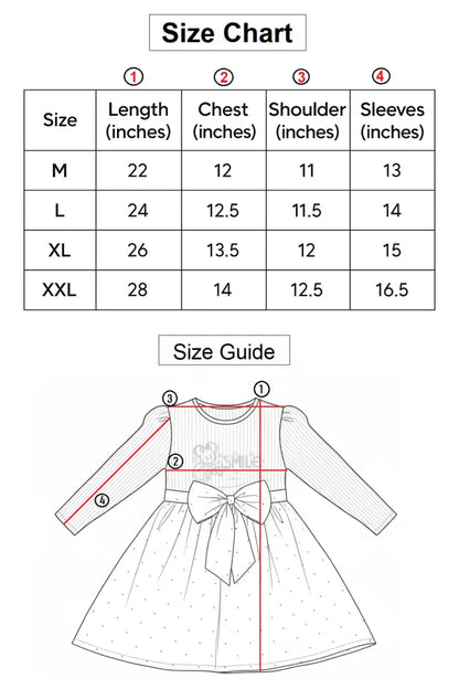 Knee Length Cotton Blend Party Dress for Girls