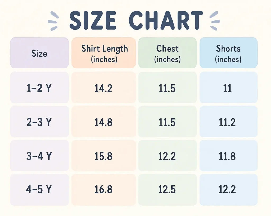 Imported Short Sleeve Polo Top & Elastic Shorts – 1 to 5Y
