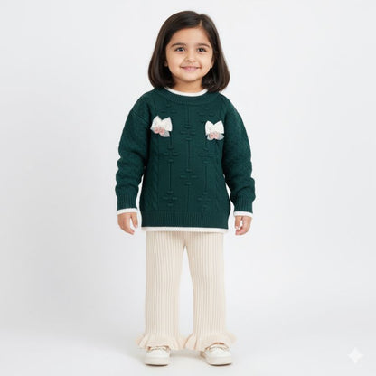 Imported Sweater Suit for Winters Bell Bottom 0 to 3Y