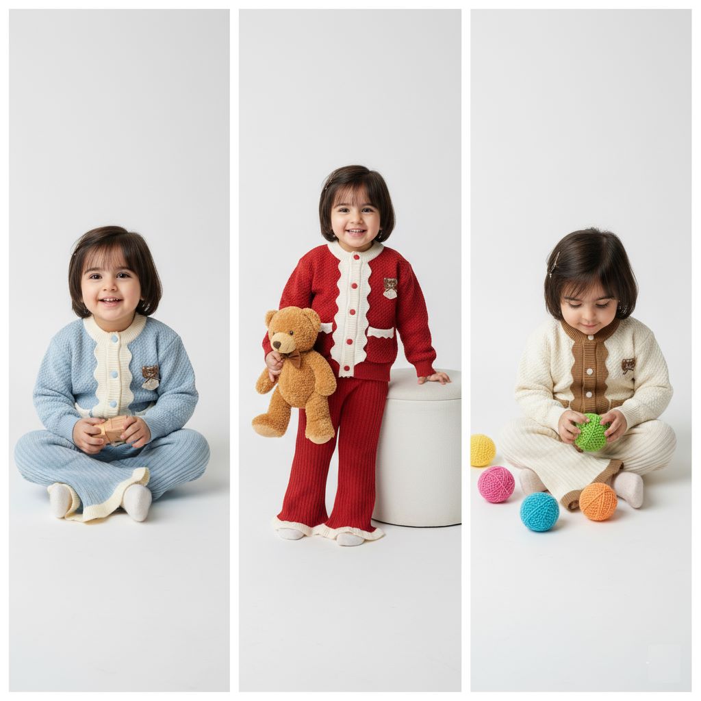 Imported Sweater Suit for Winters Available in 4 Colors 18M to 6Y