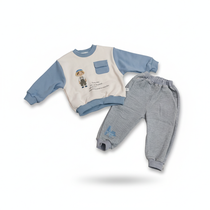 Imported Winter Sweatshirt & Trousers Cartoon Print 18M to 5Y