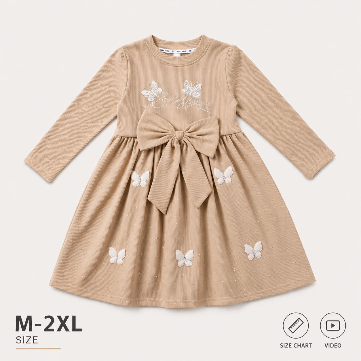 Imported Cotton Blend Party Dress Knee Length