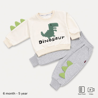 Imported Dinosaur Printed Winter Tracksuit 6M to 5Y