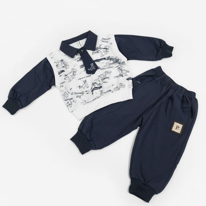 Imported Sweat Shirt Cargo Trousers & Detachable Tie