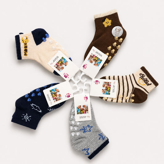 HQF011 Kids Anti Slip Cotton Socks