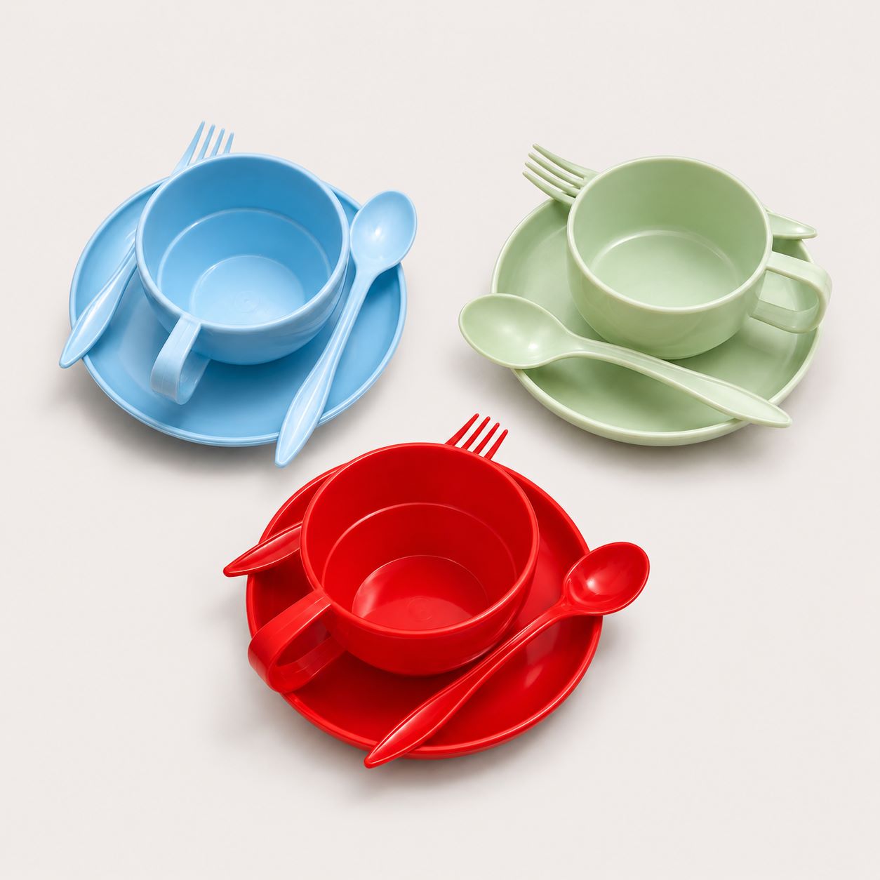 Kids Feeding Bowl Set with Spoon & Fork