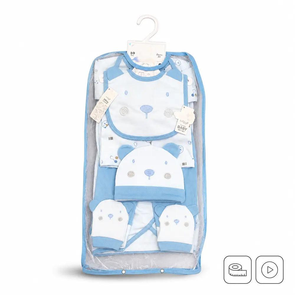 MM Newborn Baby Gift Set 10 Piece Full Sleeve Starter Set