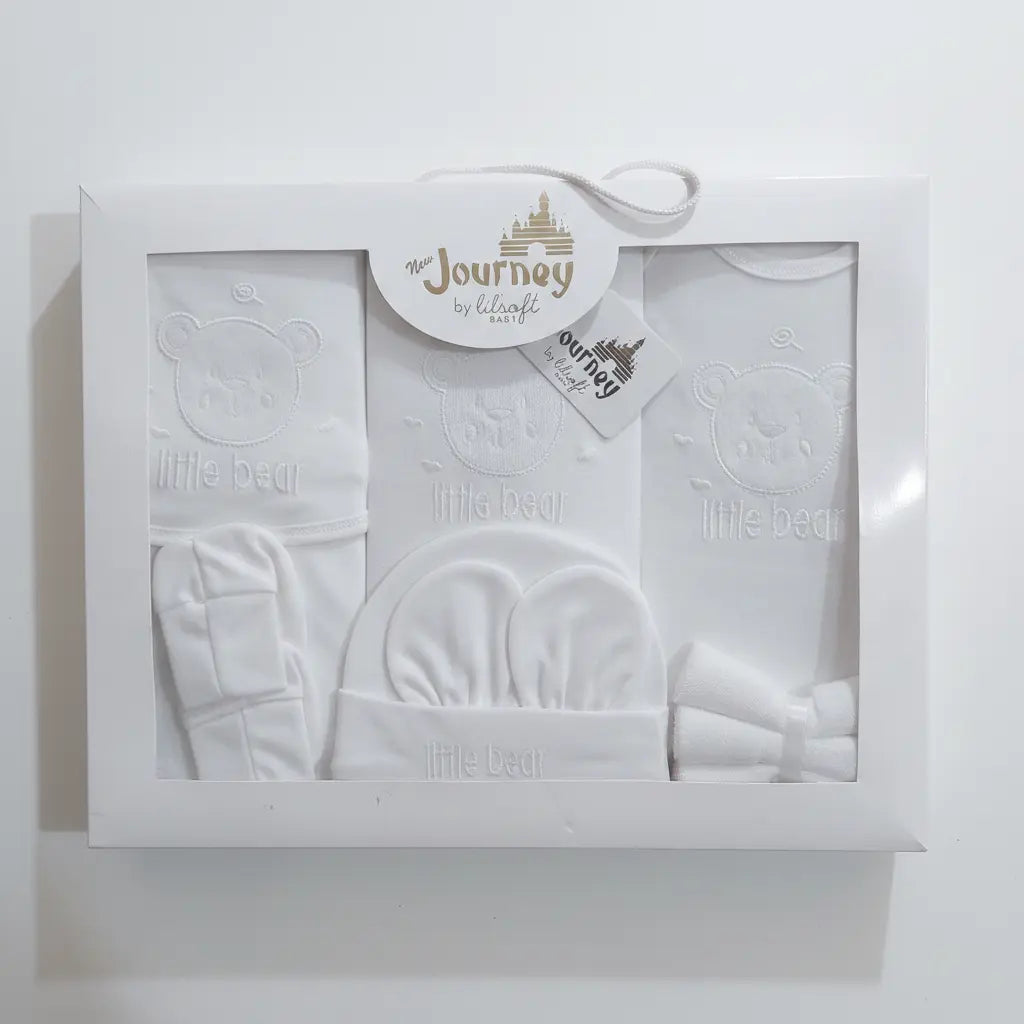 Newborn Baby Little Bear Cotton Gift Set 10 Pcs & Unisex