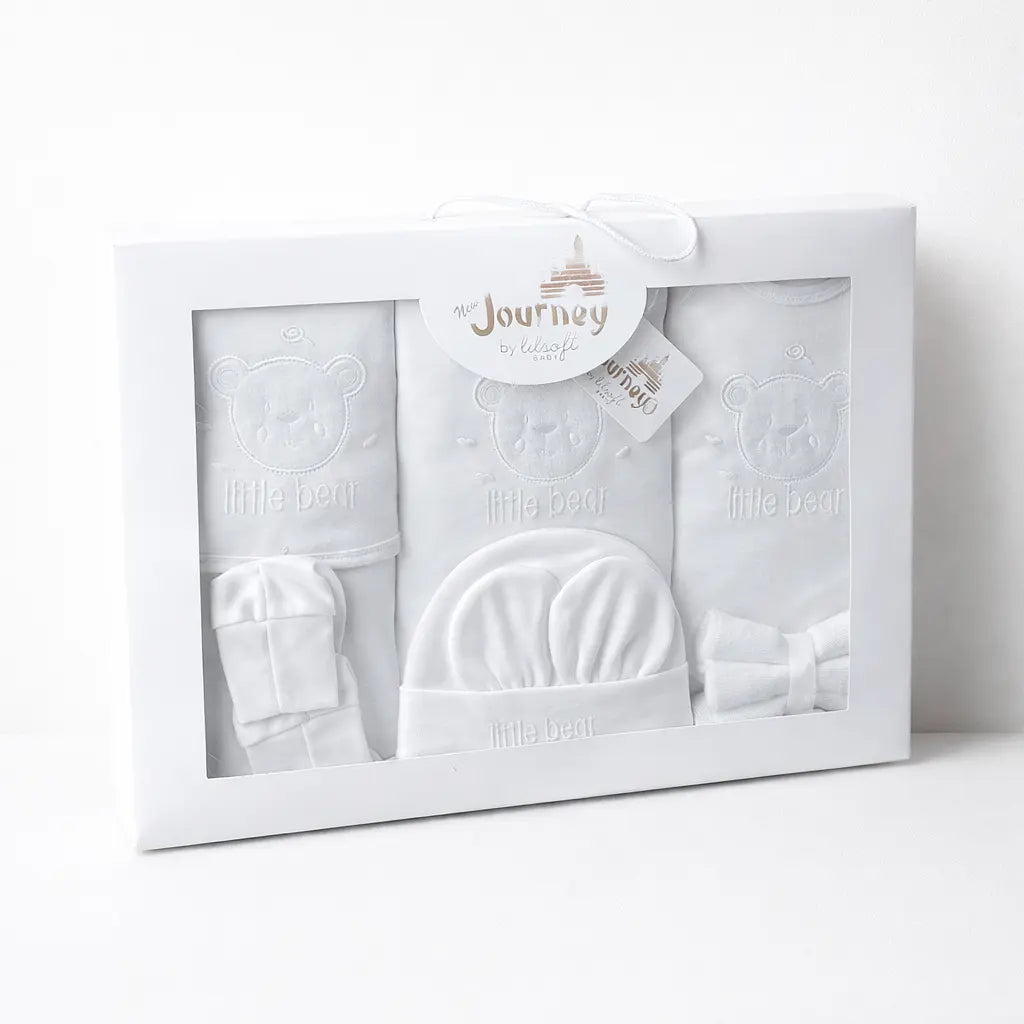Newborn Baby Little Bear Cotton Gift Set 10 Pcs & Unisex