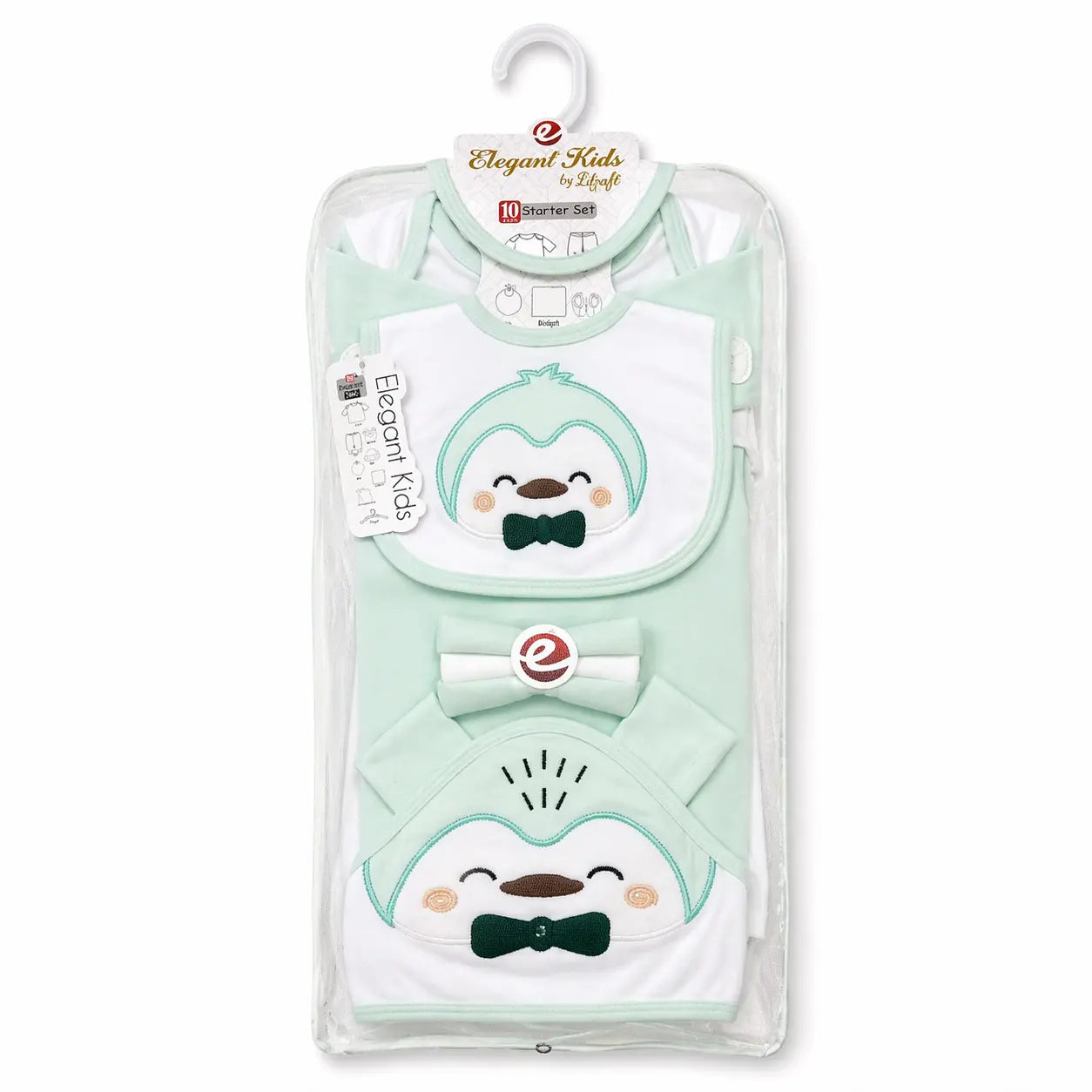 Newborn Baby 10 Piece Starter Gift Set 3 Color Options