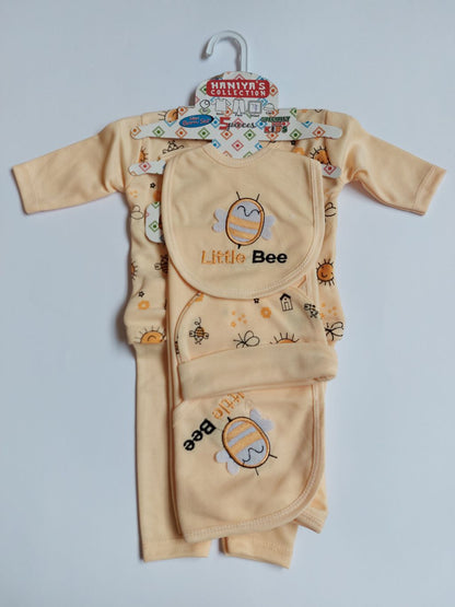5 Piece Little Bee Newborn Starter Set