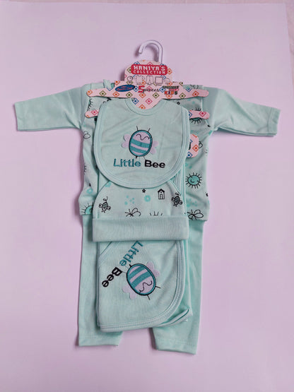 5 Piece Little Bee Newborn Starter Set