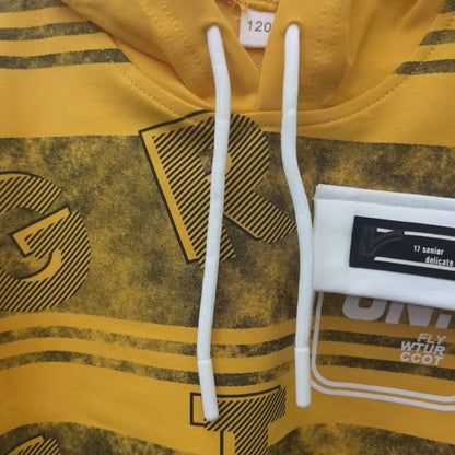 Hoodie & White Pants Tracksuit for Kids Midseason