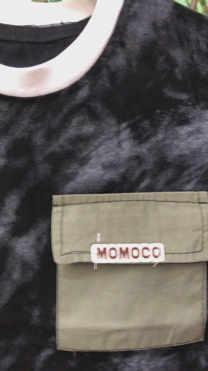 MOMOCO Tie-Dye T-Shirt & Cargo Shorts – 1 TO 6Y