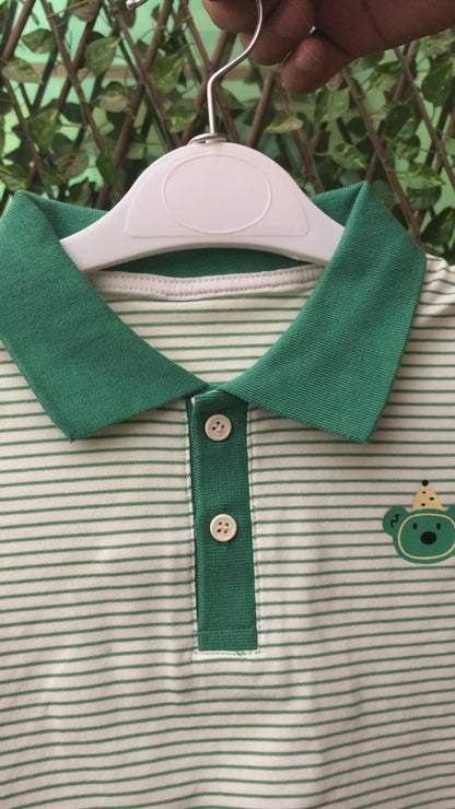 Imported Short Sleeve Polo Top & Elastic Shorts – 1 to 5Y