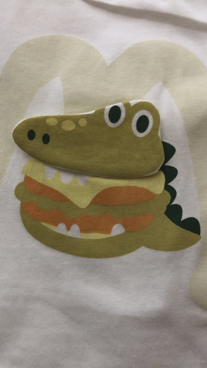 Imported Cartoon T-Shirt & Shorts Summer Outfit – 2 Colors – 6M TO 24M