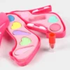 Dream Princess Makeup Kit for Girls Open shoe view lipstick out of the shoe
