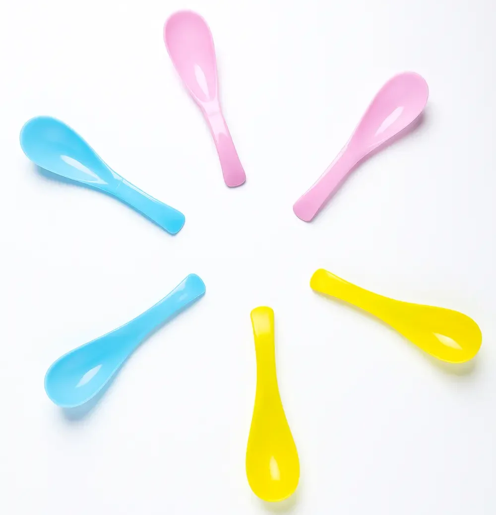 Pack of 6 Premium Baby Soup Feeding Spoons all 6 spoons placed in circular shape