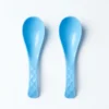 Pack of 6 Premium Baby Soup Feeding Spoons-pair of blue variant