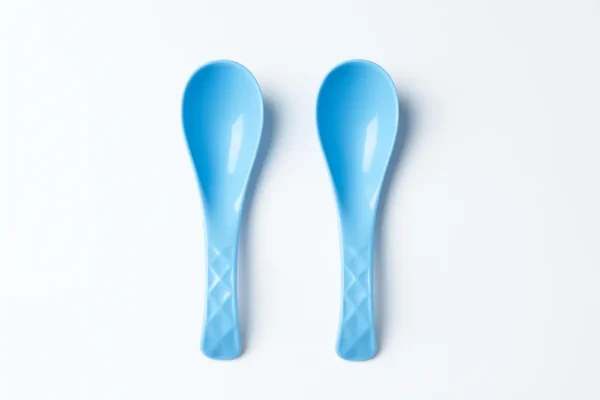 Pack of 6 Premium Baby Soup Feeding Spoons-pair of blue variant