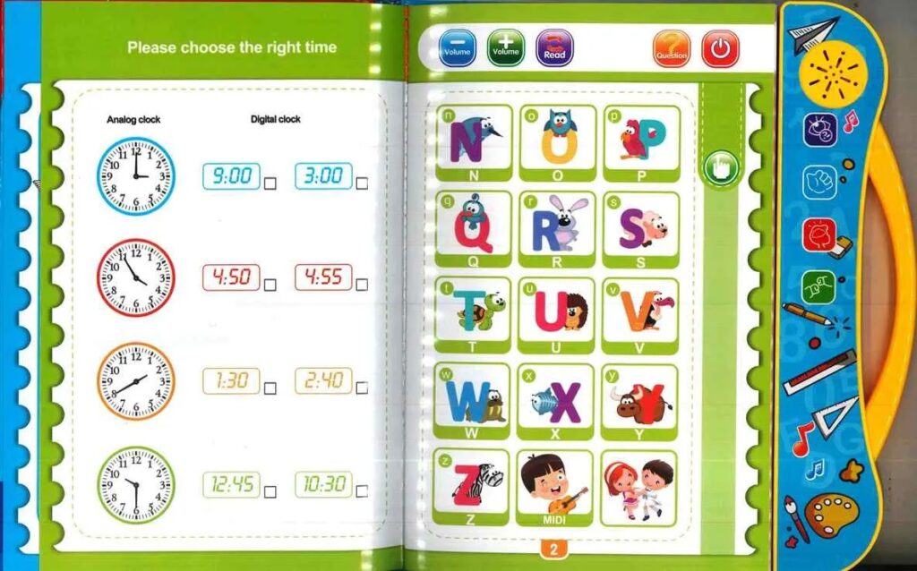 Study Book Intellectual Learning For Kids 10