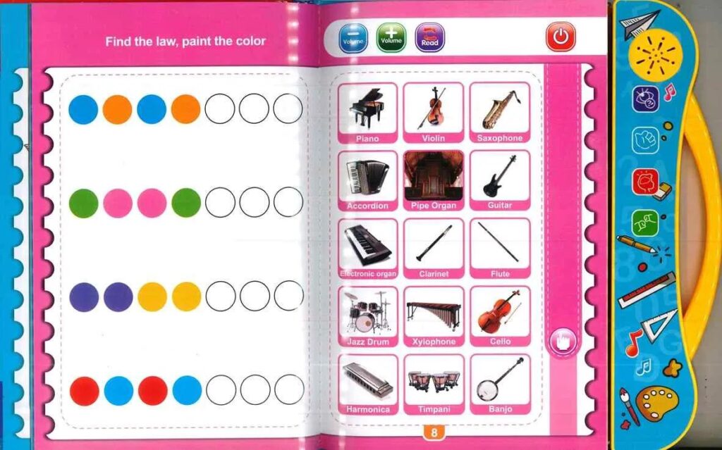 Study Book Intellectual Learning For Kids 13