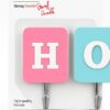 Pack of 4 self-adhesive wall hooks with 2Kg load capacity, ideal for home and office organization