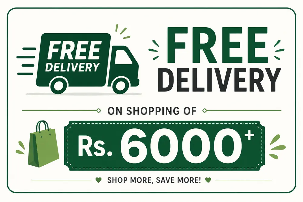 free delivery capped at rs 6000 order or more by shopilo.io
