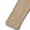5 Adorable Cotton Blend Frock & Party Dress for Girls – Knee Length - 4 Sizes Beige arm view