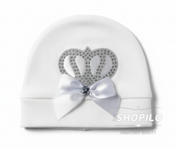 5 Newborn Baby Girl Gift Set 5 Piece Princess Outfit – Crown Design cap
