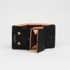 6 Cute & Stylish Mini Wallet for Women - Trifold - Multi Cards Holder, Cash Section, Keys two section shown simultaneously
