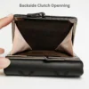 7 Cute & Stylish Mini Wallet for Women - Trifold - Multi Cards Holder, Cash Section, Keys back clutch side openning