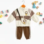 Adorable Imported Tracksuit Set – Lion Cub Theme - 4-Piece