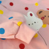 Autumn Korean Girls Polka Dot Sweat Shirt & Denim Jeans Set – Cotton Top Outfit coughs