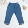 Autumn Korean Girls Polka Dot Sweat Shirt & Denim Jeans Set – Cotton Top Outfit pants