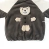 Imported Winter Hoodie Jacket for Kids – Hood & Bear Patch Design – Warm Outerwear backside