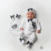 Newborn Baby Boy Gift Set 5 Piece Prince Outfit – Turkish Style pack how it looks