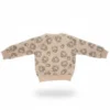 Toddler Boys Cartoon Bear Print Sweatshirt & Denim Pants Set – 2Pcs Baby Outfit - Imported backside shirt