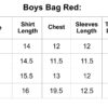 Toddler Boys Cartoon Bear Print Sweatshirt & Denim Pants Set – 2Pcs Baby Outfit size chart